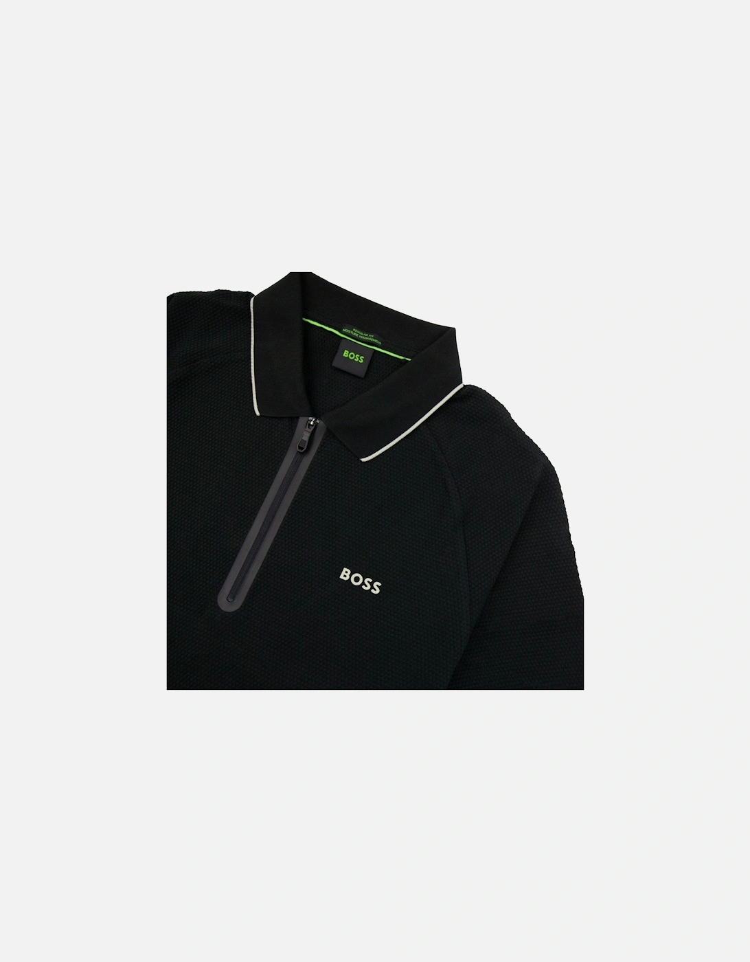 Philix Structured-cotton Polo Shirt With Contrast Logo Black 001