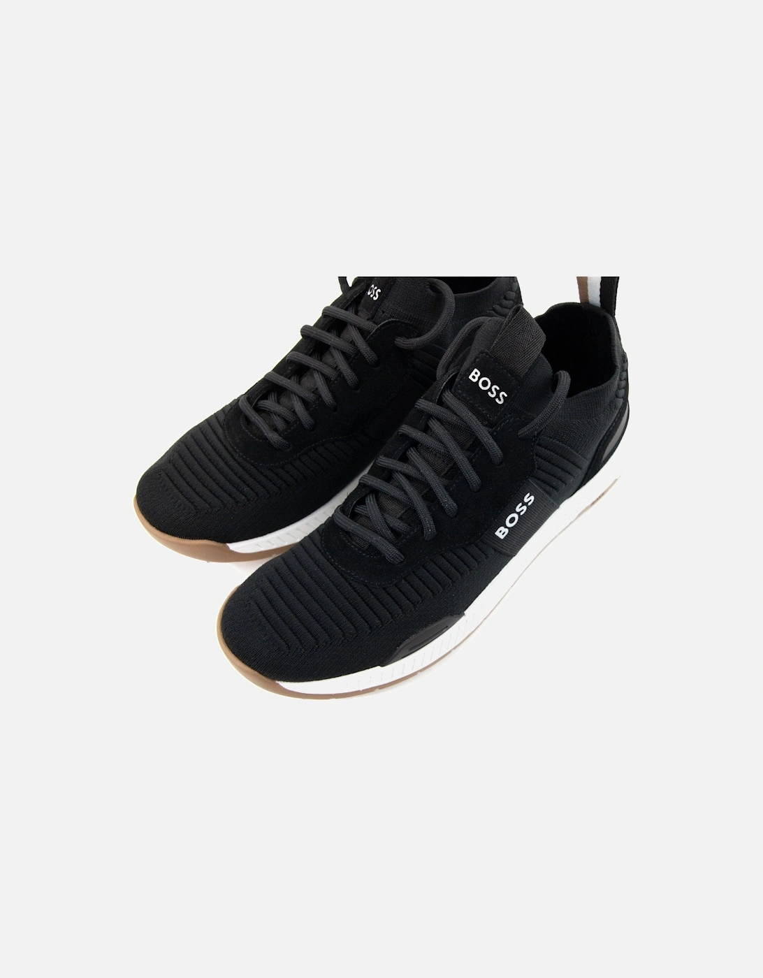 Mesh Sock Runner Black/white