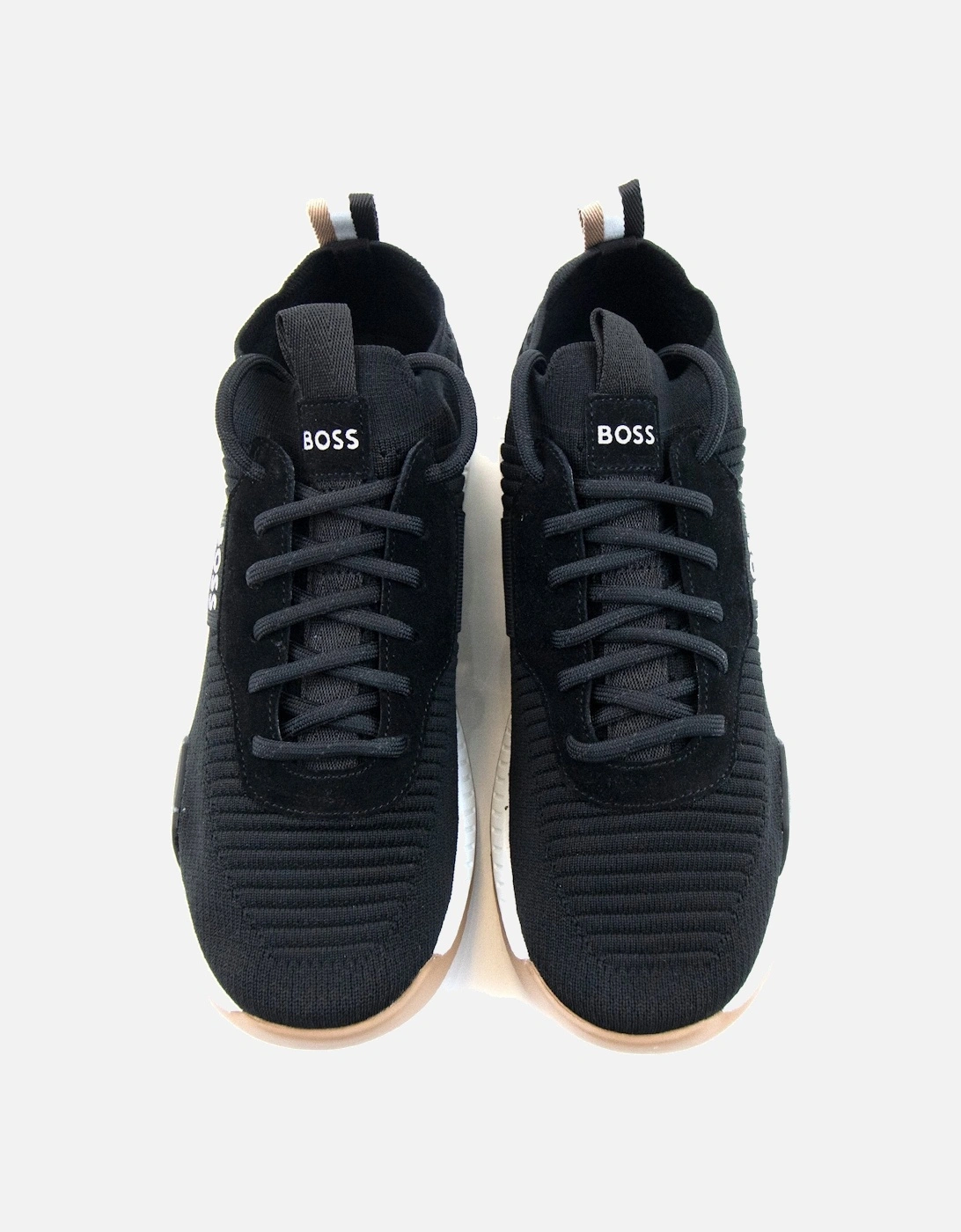 Mesh Sock Runner Black/white