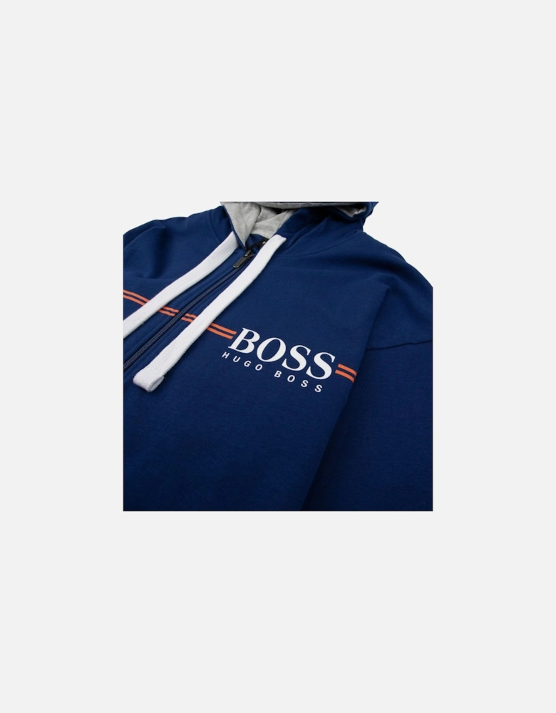 Authentic Hooded Jacket Blue/Orange