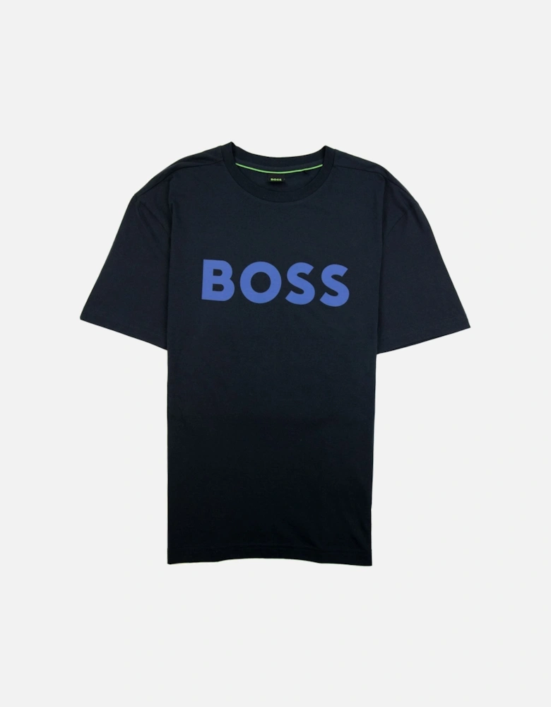 Tee 1 Logo Printed T Shirt Navy 402