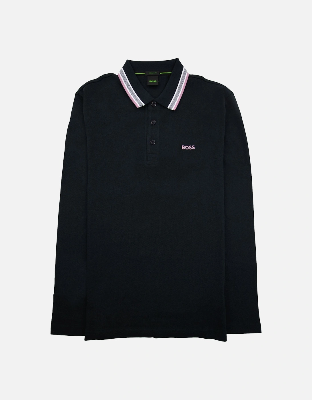 Plisy Regular Fit L/s Polo Black 401, 5 of 4
