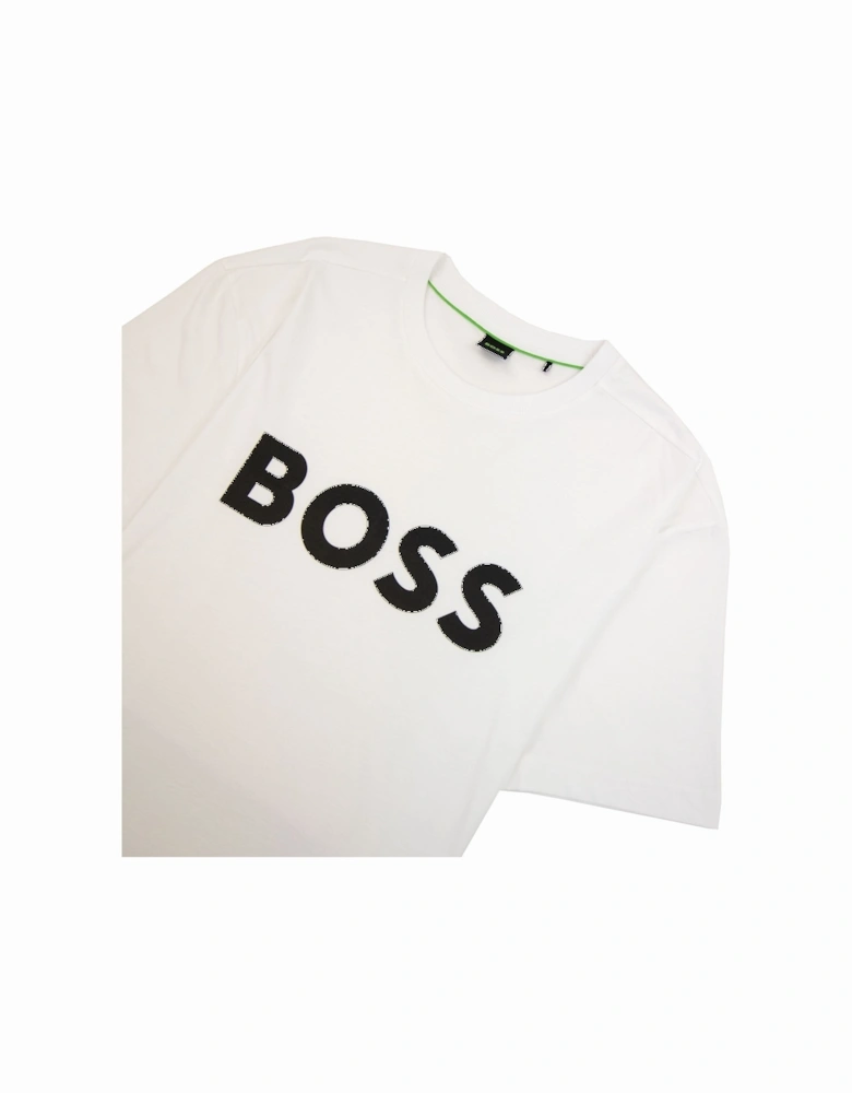 Tee 1 Logo Printed T Shirt White 100