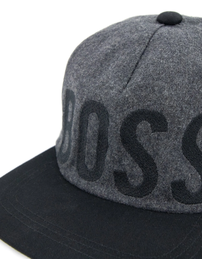 Kids Front Logo Ball Cap Dark Grey