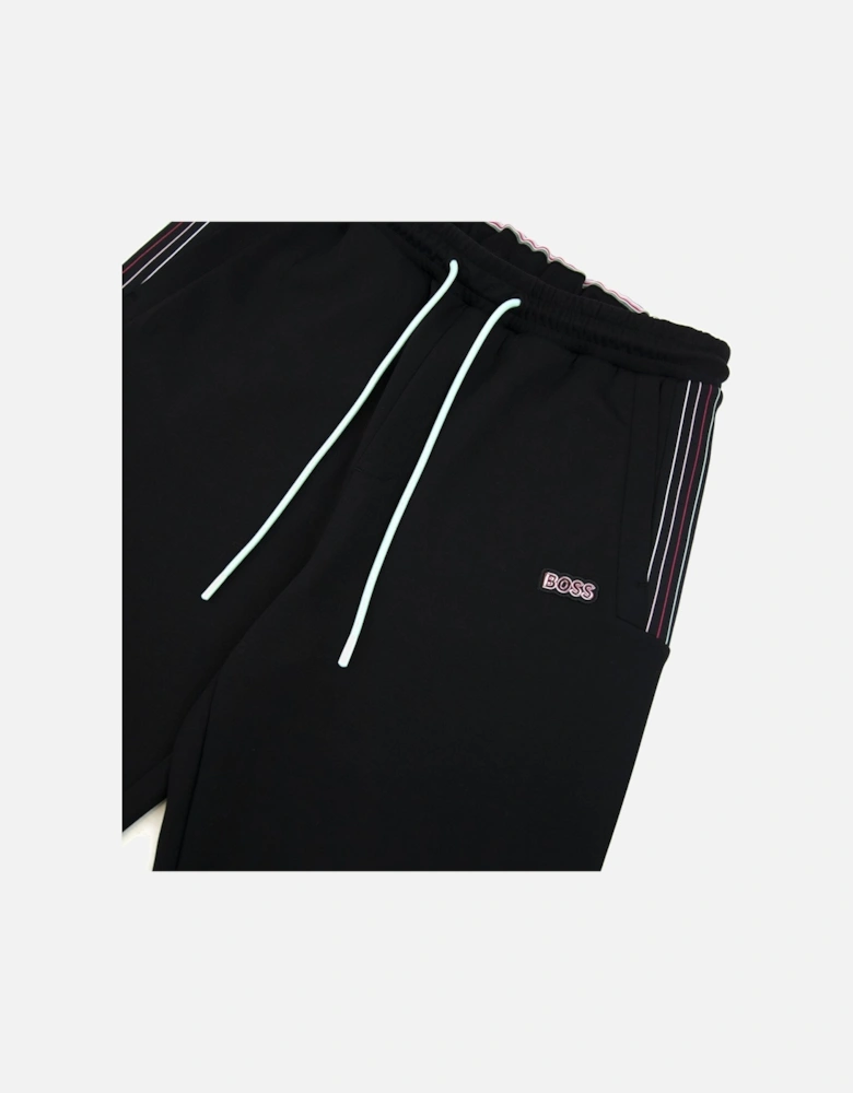 Hadiko 1 Multi Coloured Stripe Bottoms Black 001