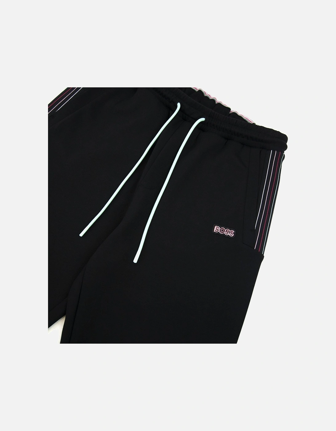 Hadiko 1 Multi Coloured Stripe Bottoms Black 001