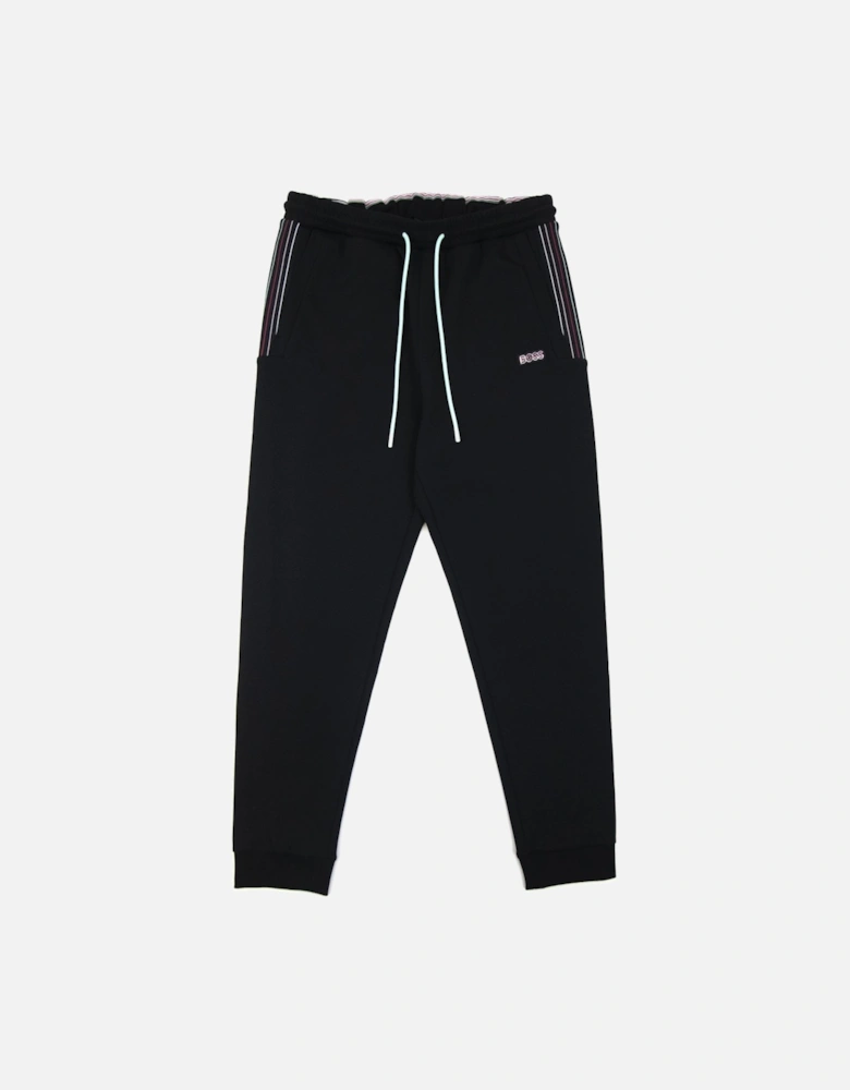 Hadiko 1 Multi Coloured Stripe Bottoms Black 001