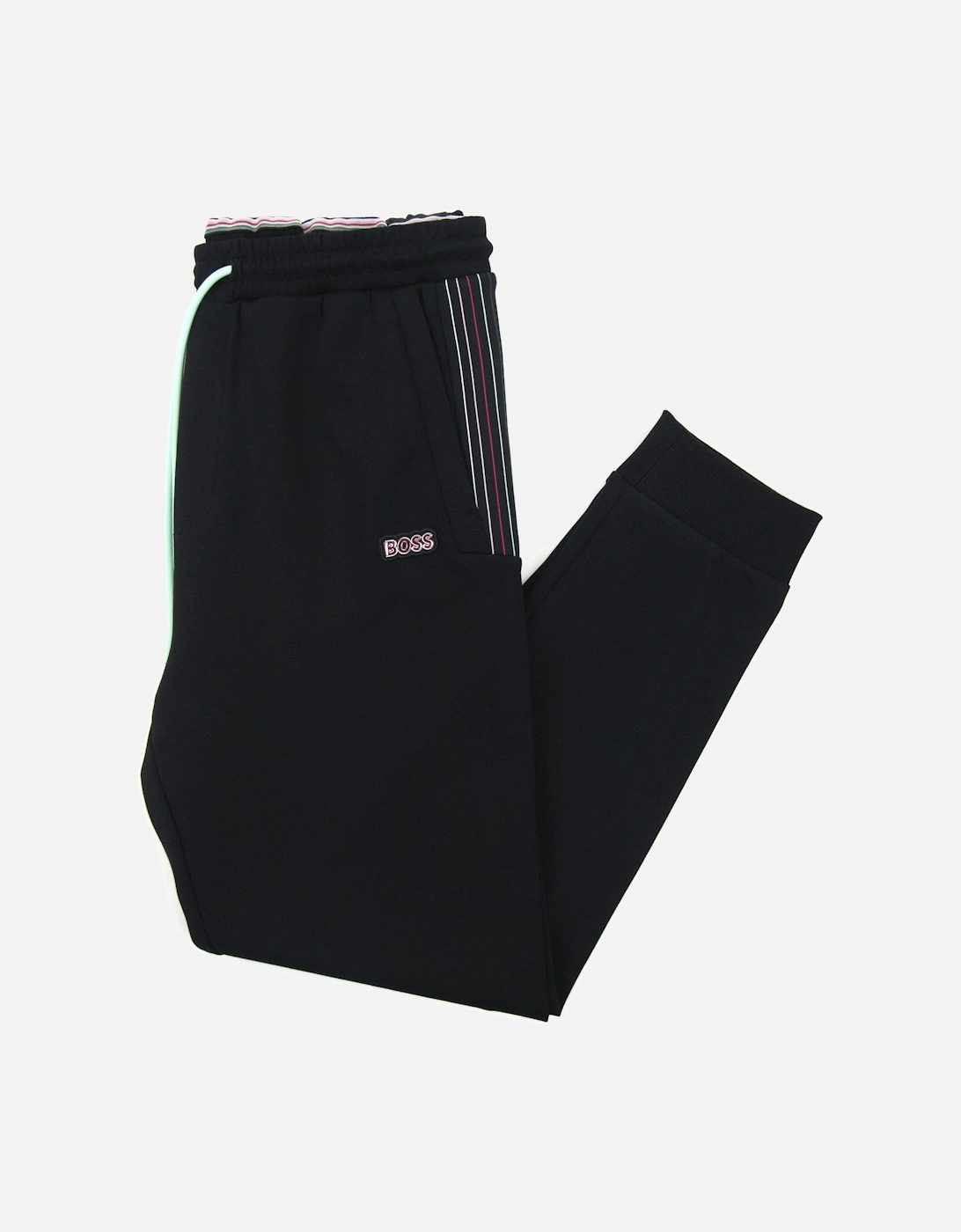 Hadiko 1 Multi Coloured Stripe Bottoms Black 001