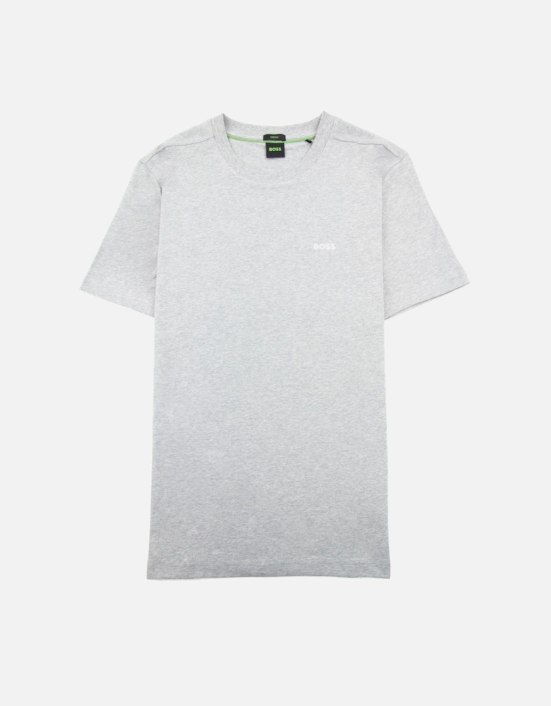 Contrast Printed Logo Tee Grey 060