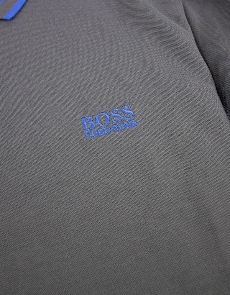 Pleesy L/s Polo Shirt Dark Grey SA26