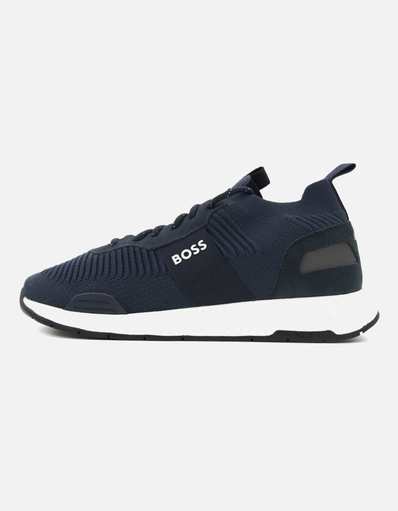 Mesh Sock Runner Navy