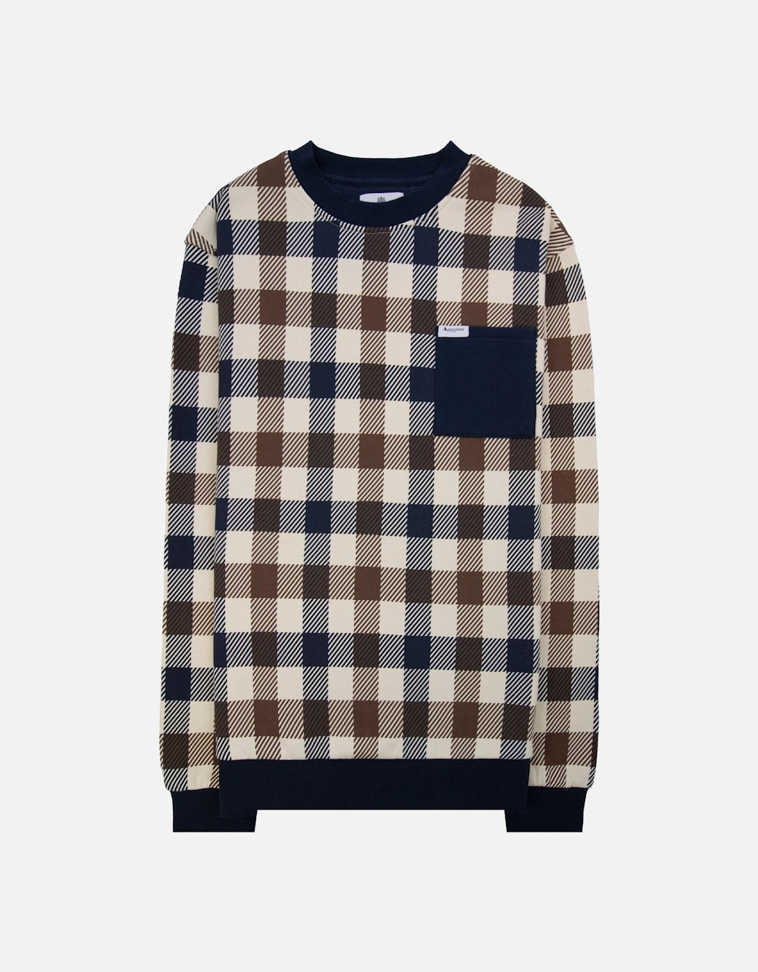 Iconic Pocket Fleece Sweatshirt Macro Club Check 30, 6 of 5