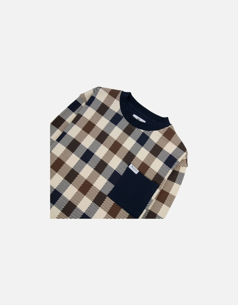 Iconic Pocket Fleece Sweatshirt Macro Club Check 30