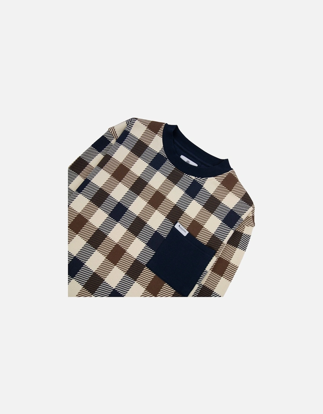 Iconic Pocket Fleece Sweatshirt Macro Club Check 30