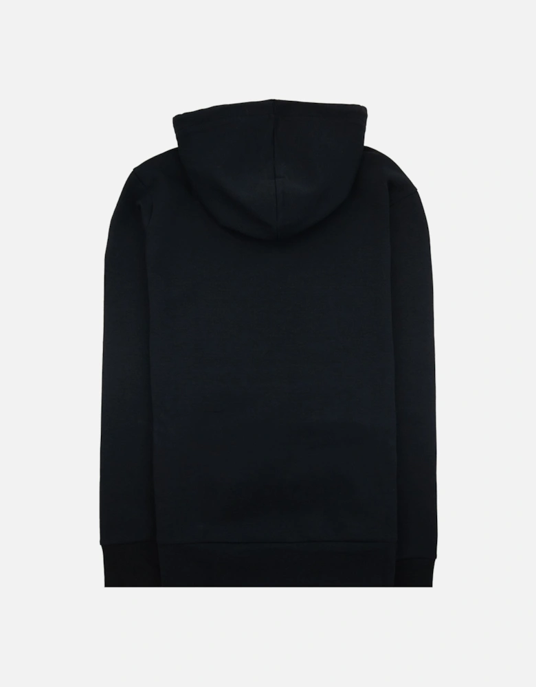 Soody Stretch-cotton Hoodie With Sandwich Logo Black 001