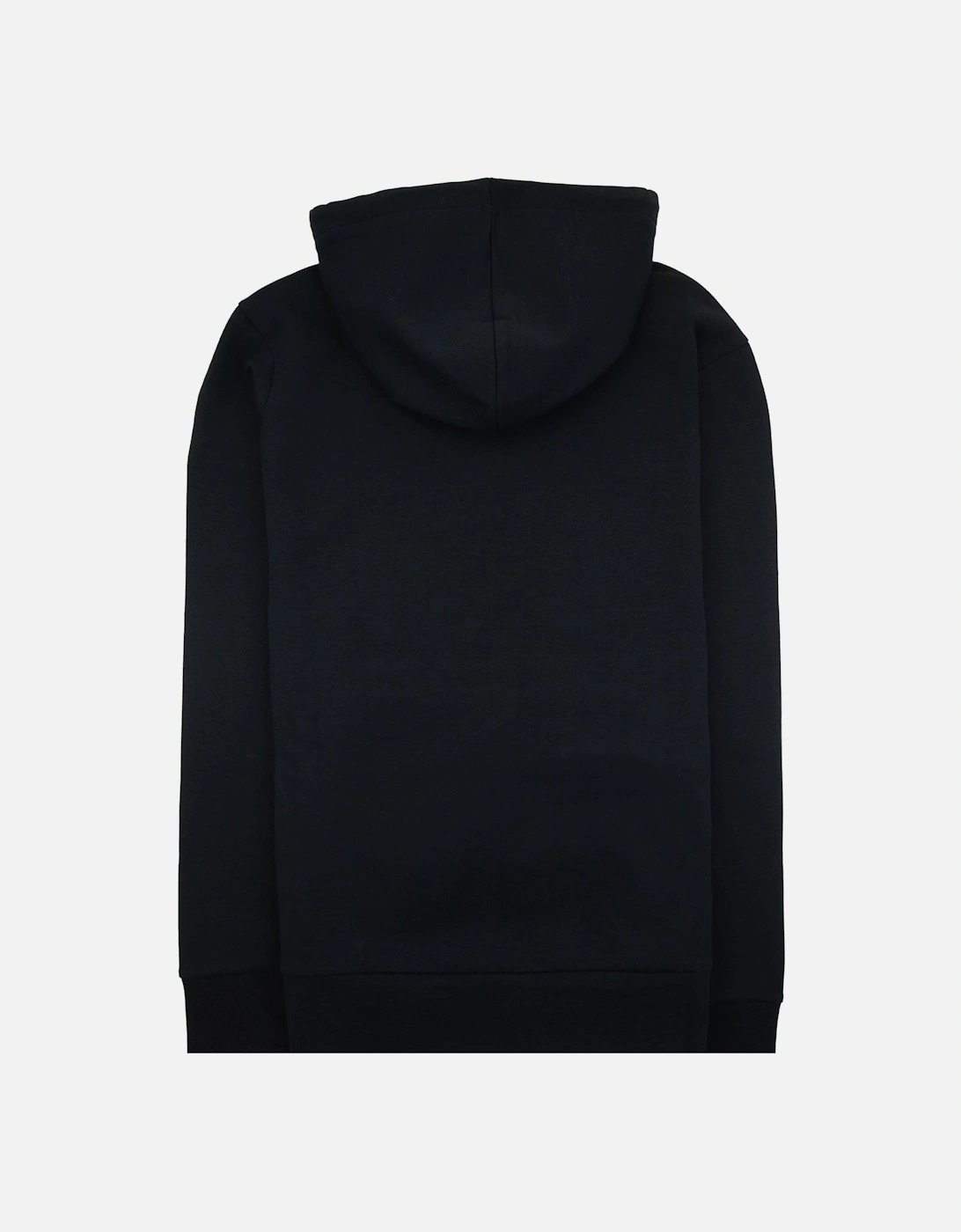 Soody Stretch-cotton Hoodie With Sandwich Logo Black 001