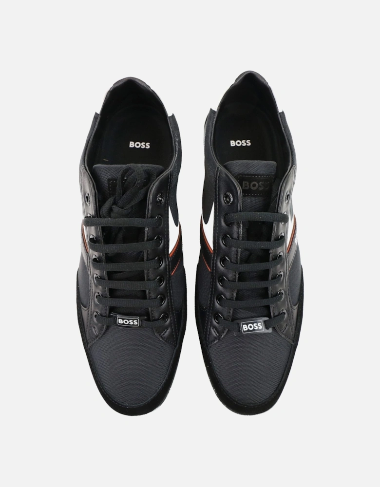 Saturn Low Top Trainer Black 008