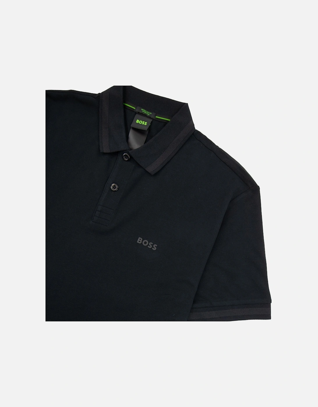 Pio 1 Stretch Regular Fit Polo Black 001