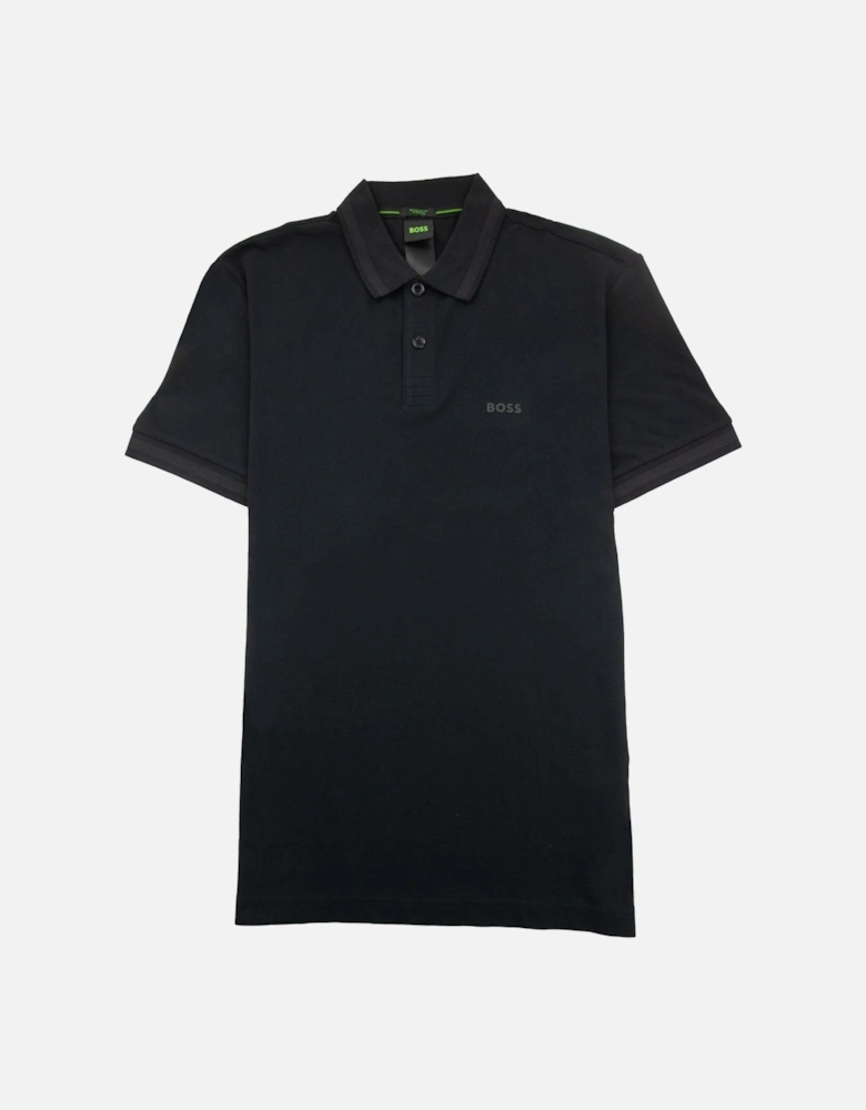 Pio 1 Stretch Regular Fit Polo Black 001