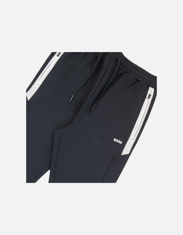 Hadiko 1 Hd Print Logo Tracksuit Bottoms Navy/white