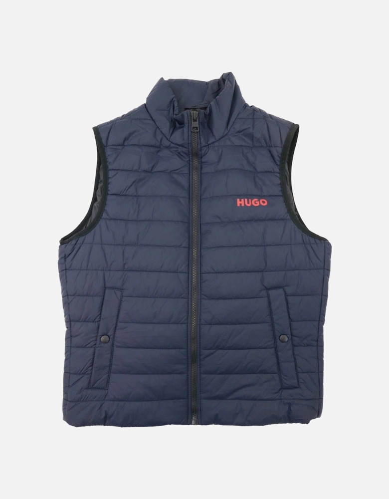 Hugo Bentino2221 Padded Gilet Dark Blue 405