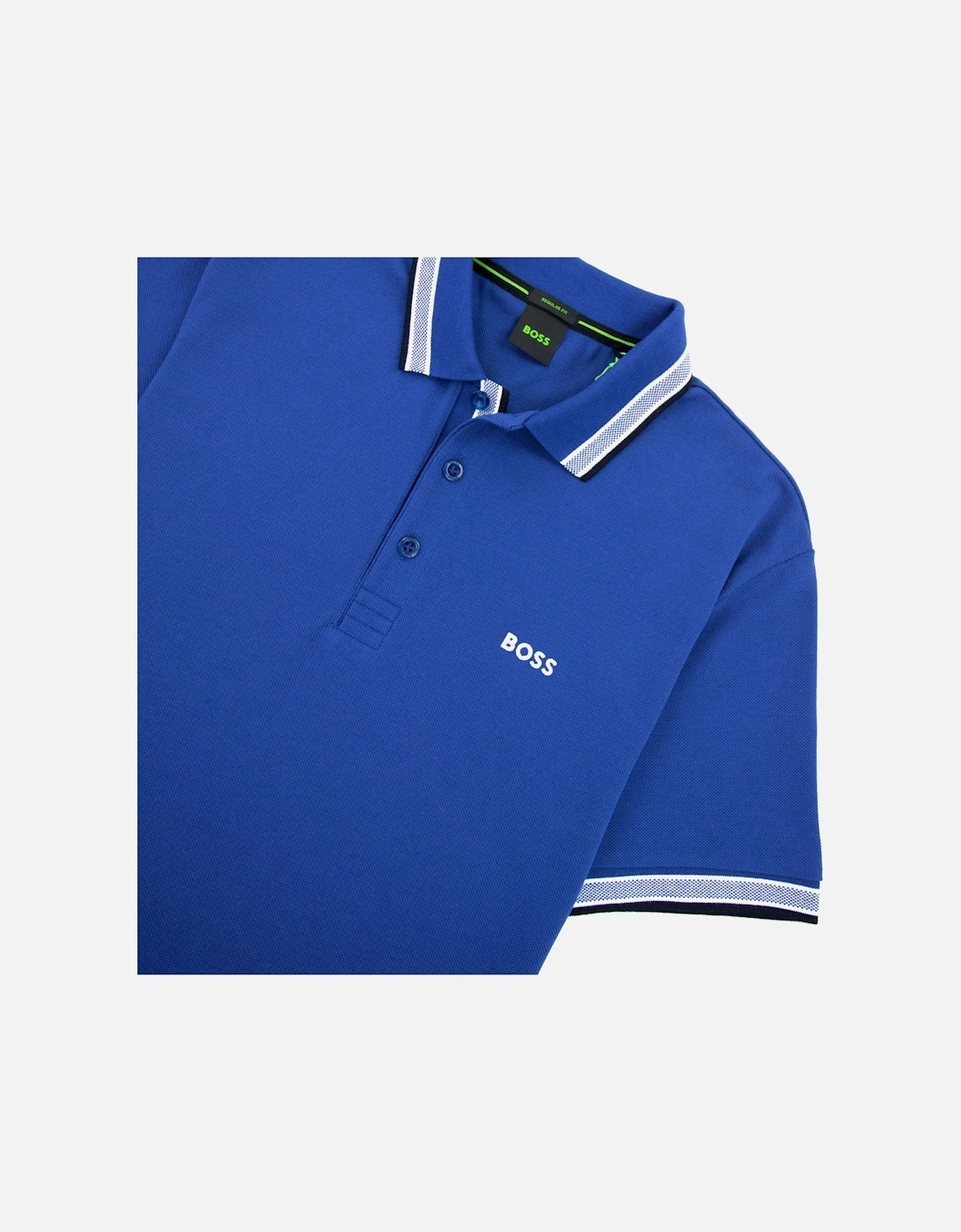 Paddy Embroidered Logo Polo Blue 432