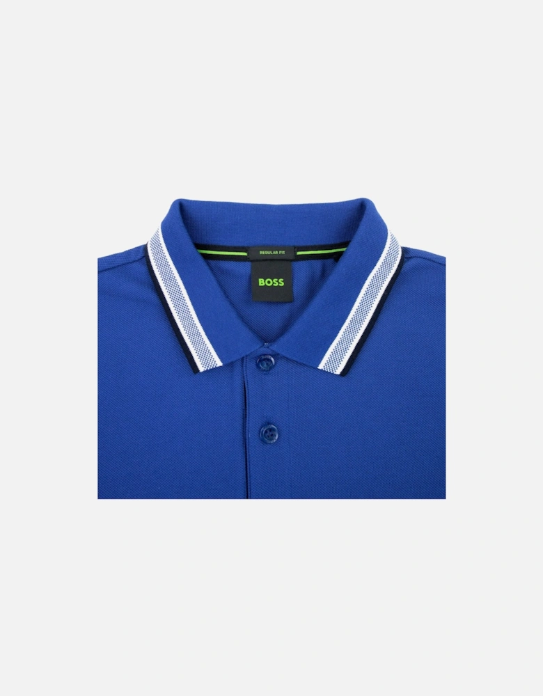 Paddy Embroidered Logo Polo Blue 432
