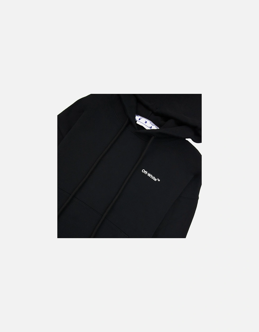 Off White Caravage Arrow Over Hoodied Sweatshirt Black/white