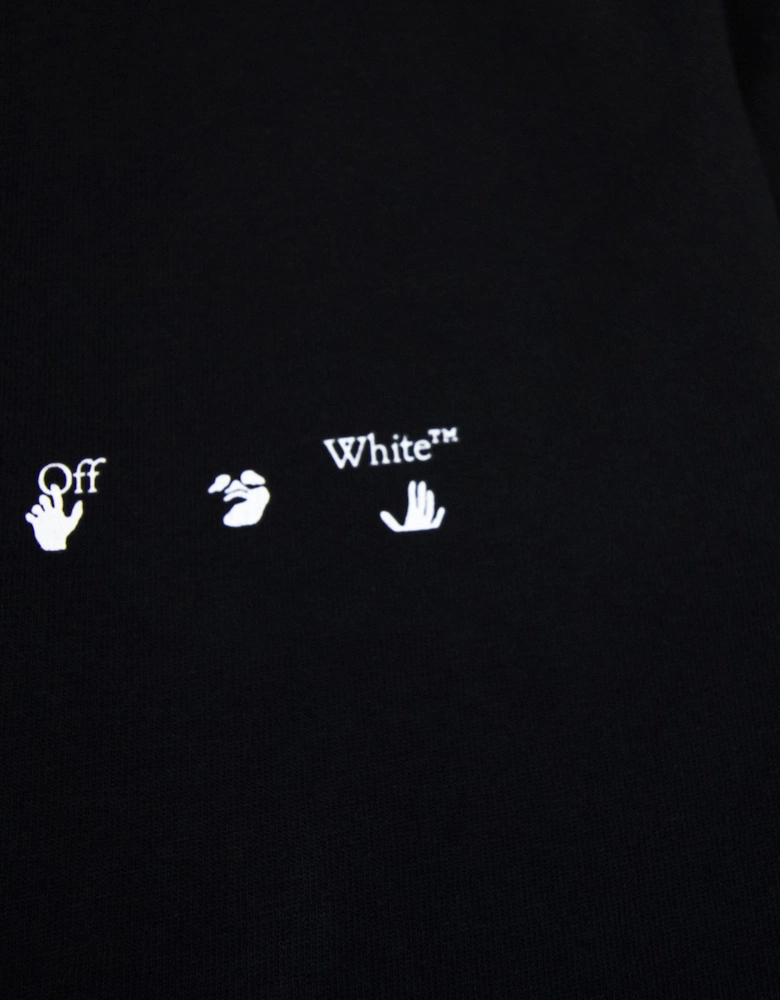 Off White Caravage Paint Slim S/s T Shirt Black/white