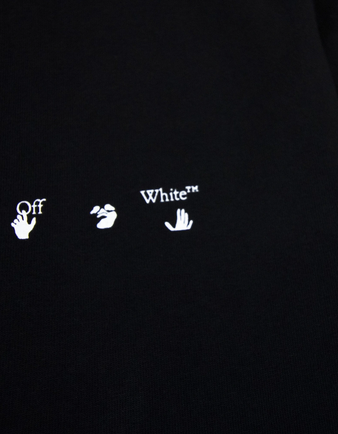 Off White Caravage Paint Slim S/s T Shirt Black/white