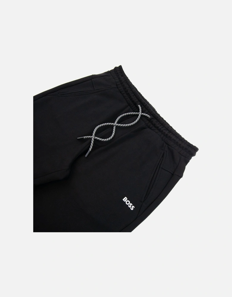 Hadiko Embroidered Contrast Logo Track Pants Black 001