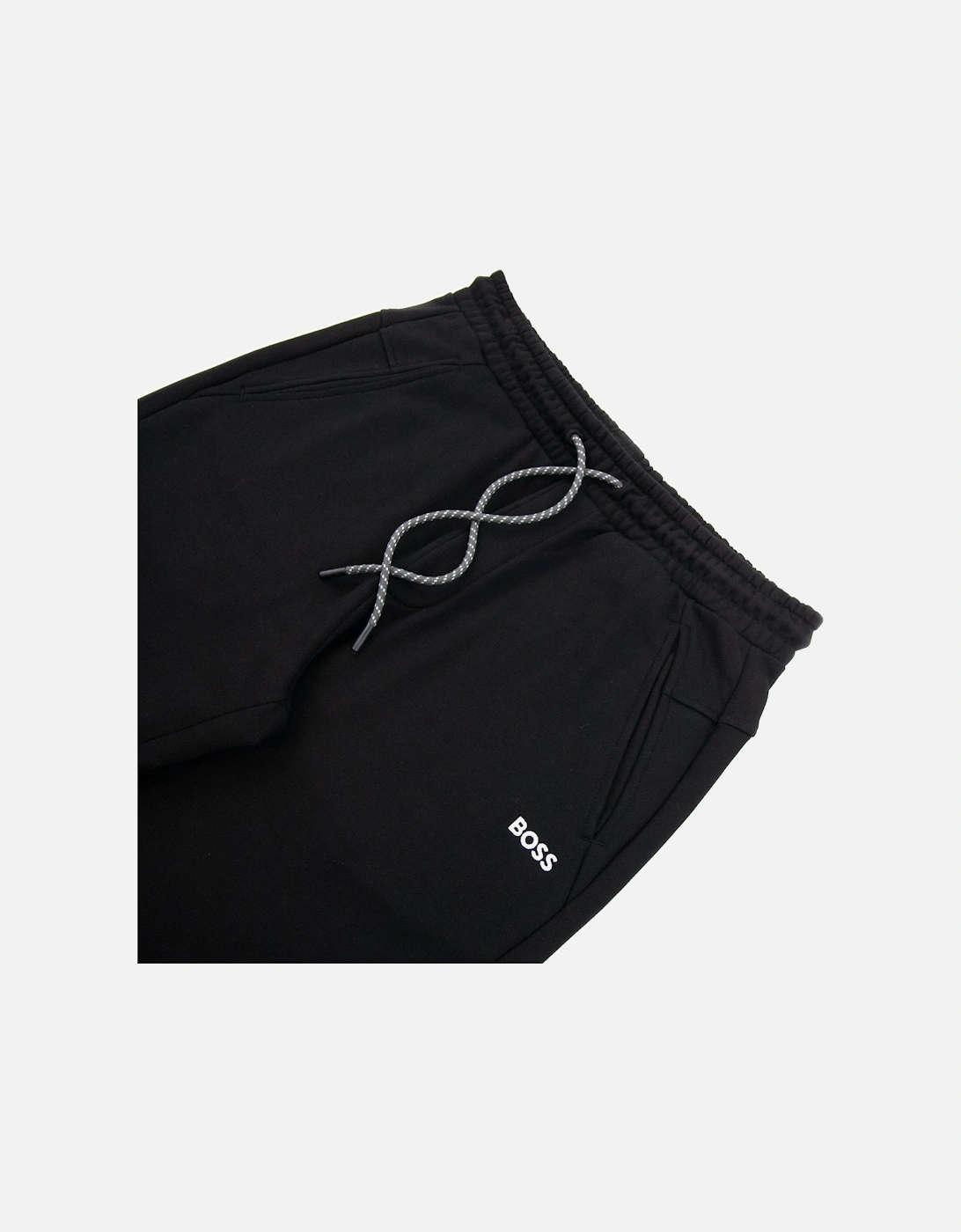 Hadiko Embroidered Contrast Logo Track Pants Black 001