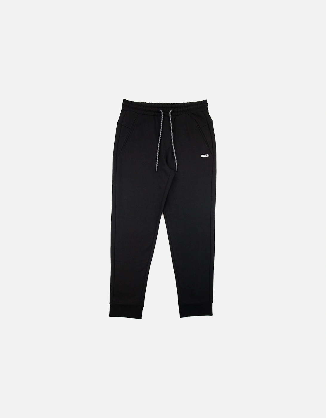 Hadiko Embroidered Contrast Logo Track Pants Black 001, 4 of 3