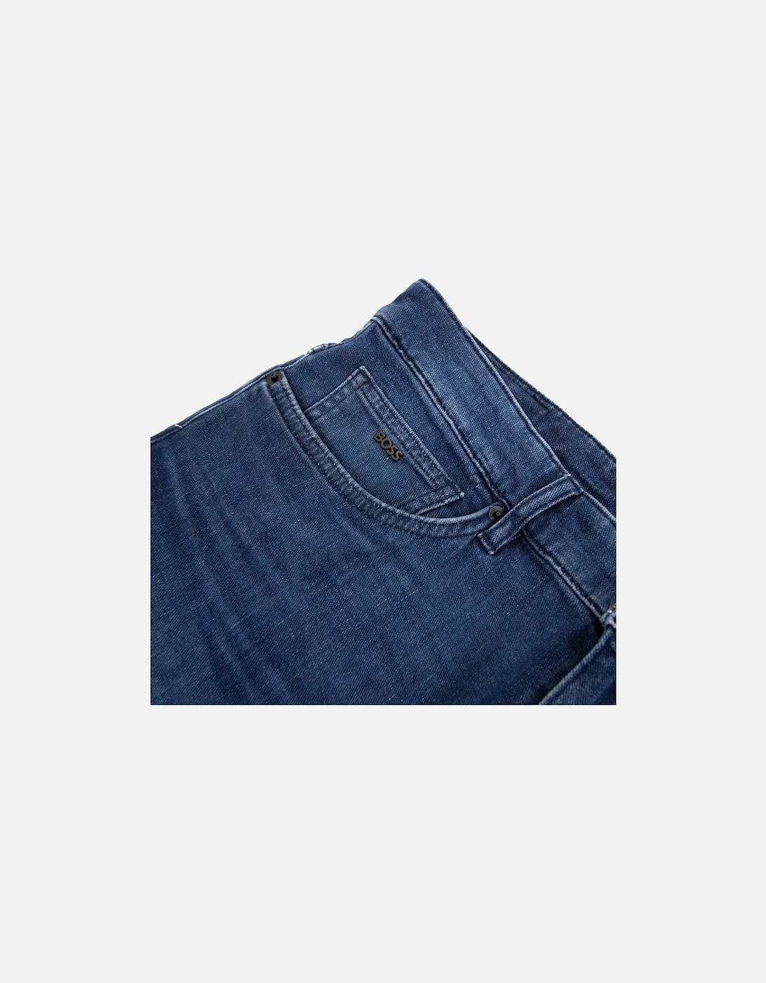 Slim-fit Jeans In Super-soft Blue Italian Denim