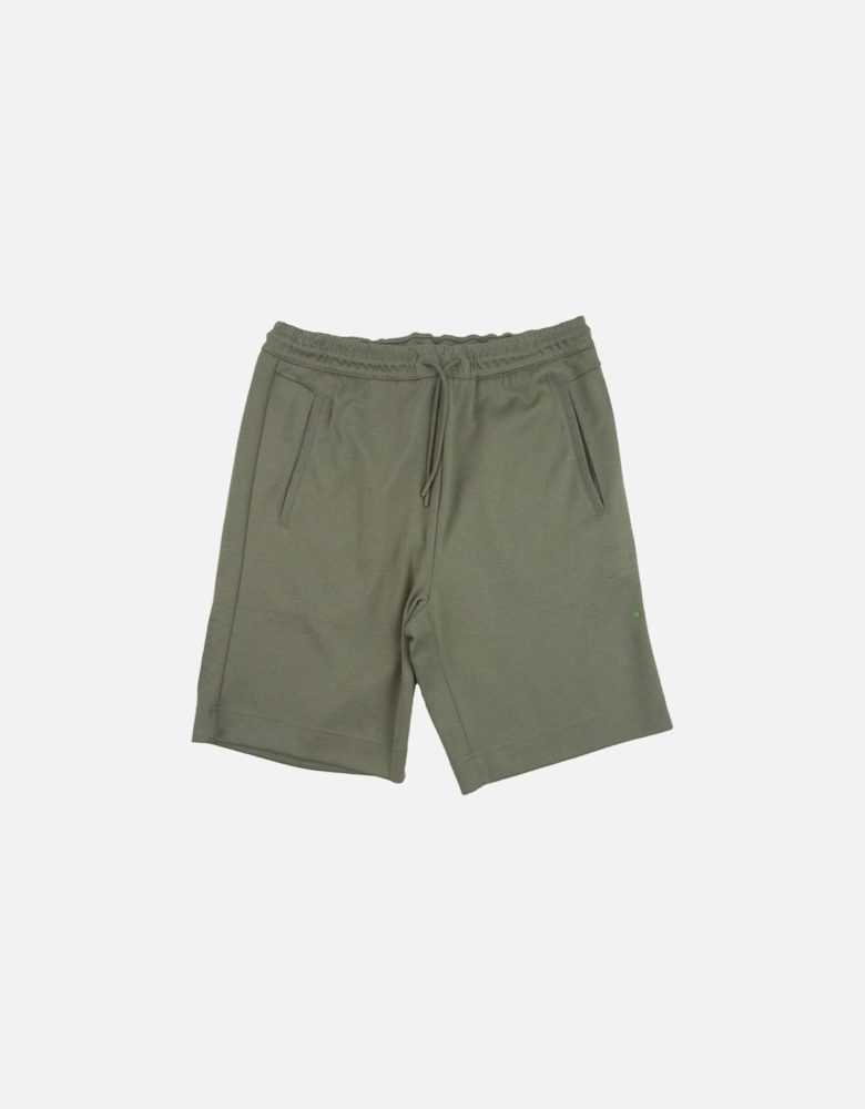 Headlo Rubber Logo Shorts Khaki