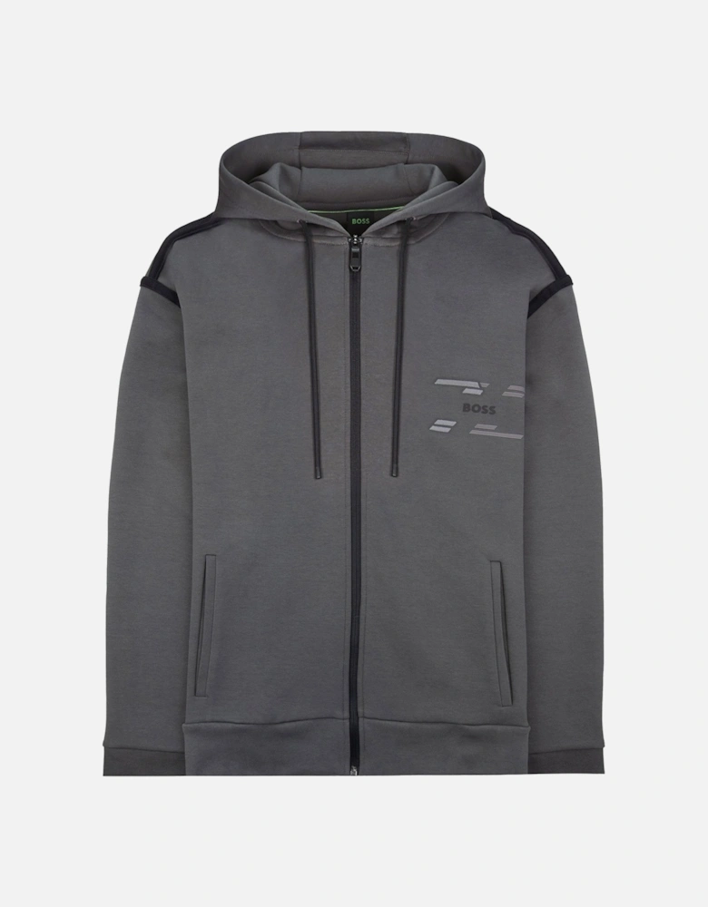 Saggy Tape Tracksuit Top Grey 027