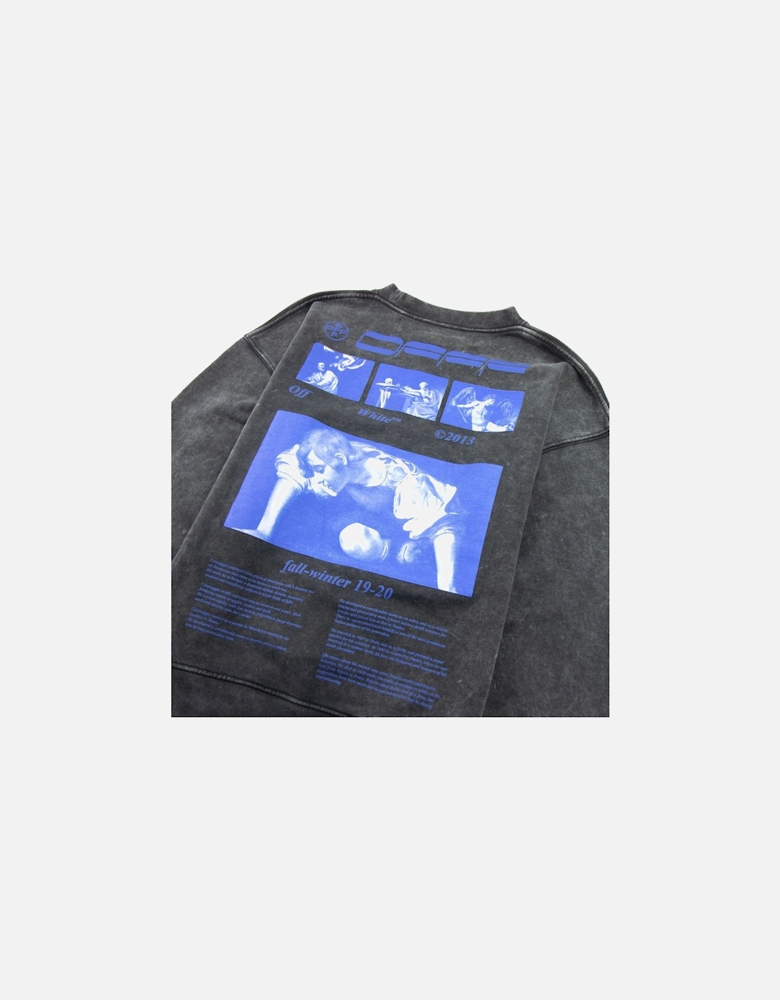Off White Hardcore Caravaggio Sweatshirt Black/Blue