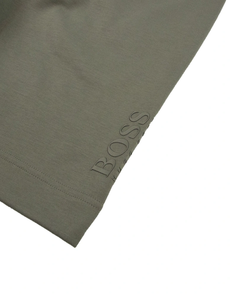 Headlo Rubber Logo Shorts Khaki