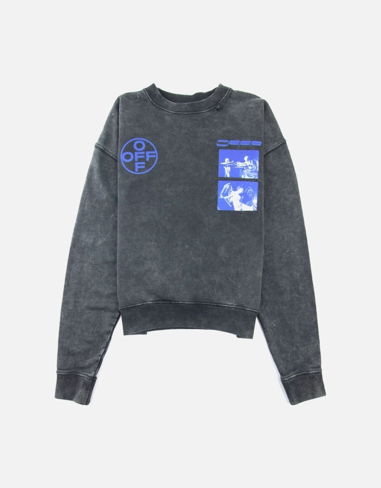 Off White Hardcore Caravaggio Sweatshirt Black/Blue
