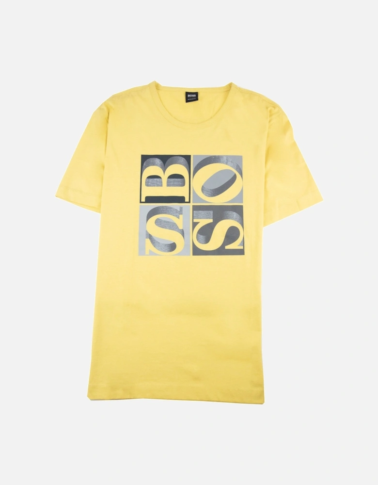 Terni 57 Box Logo T Shirt Yellow