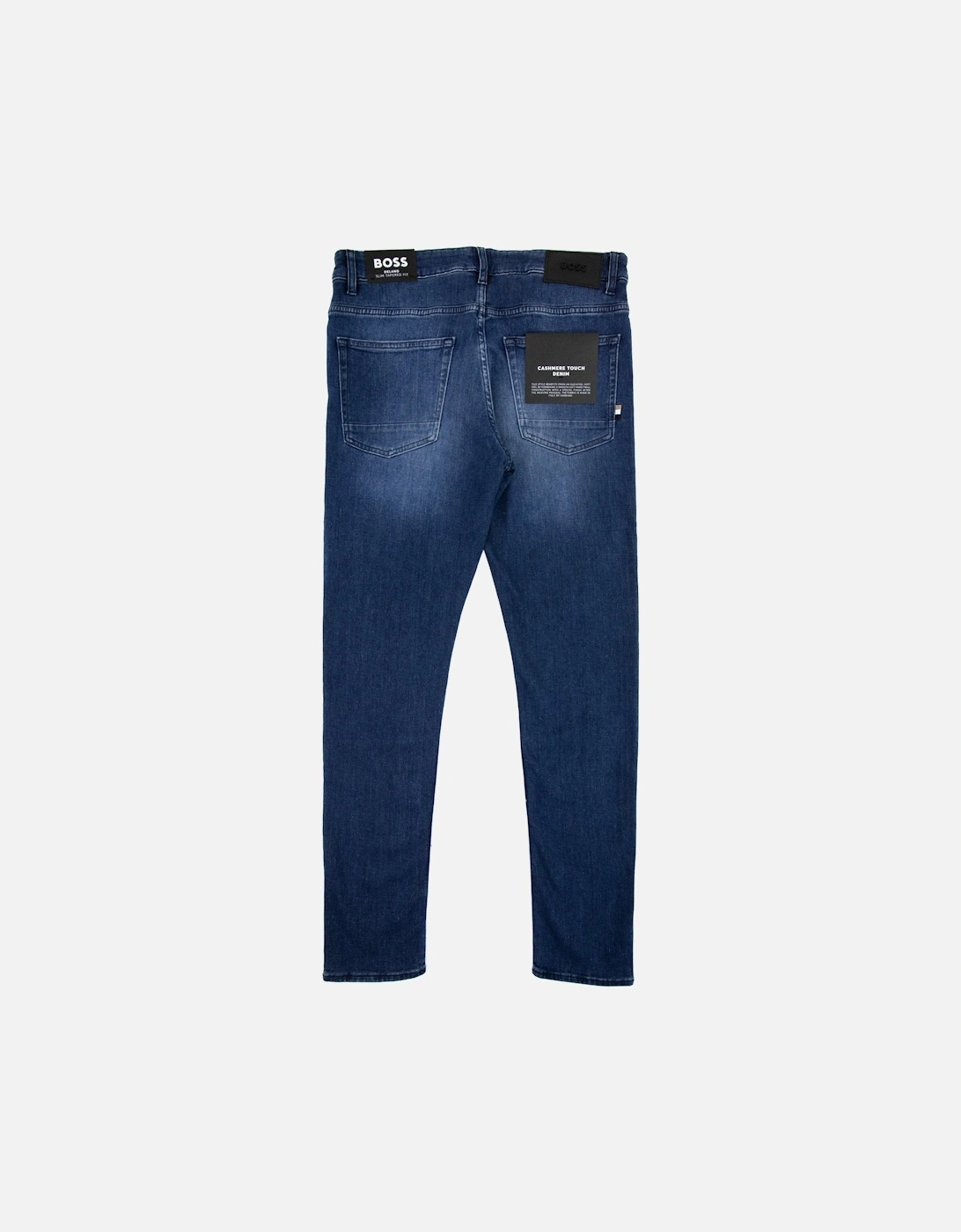 Slim-fit Jeans In Super-soft Blue Italian Denim