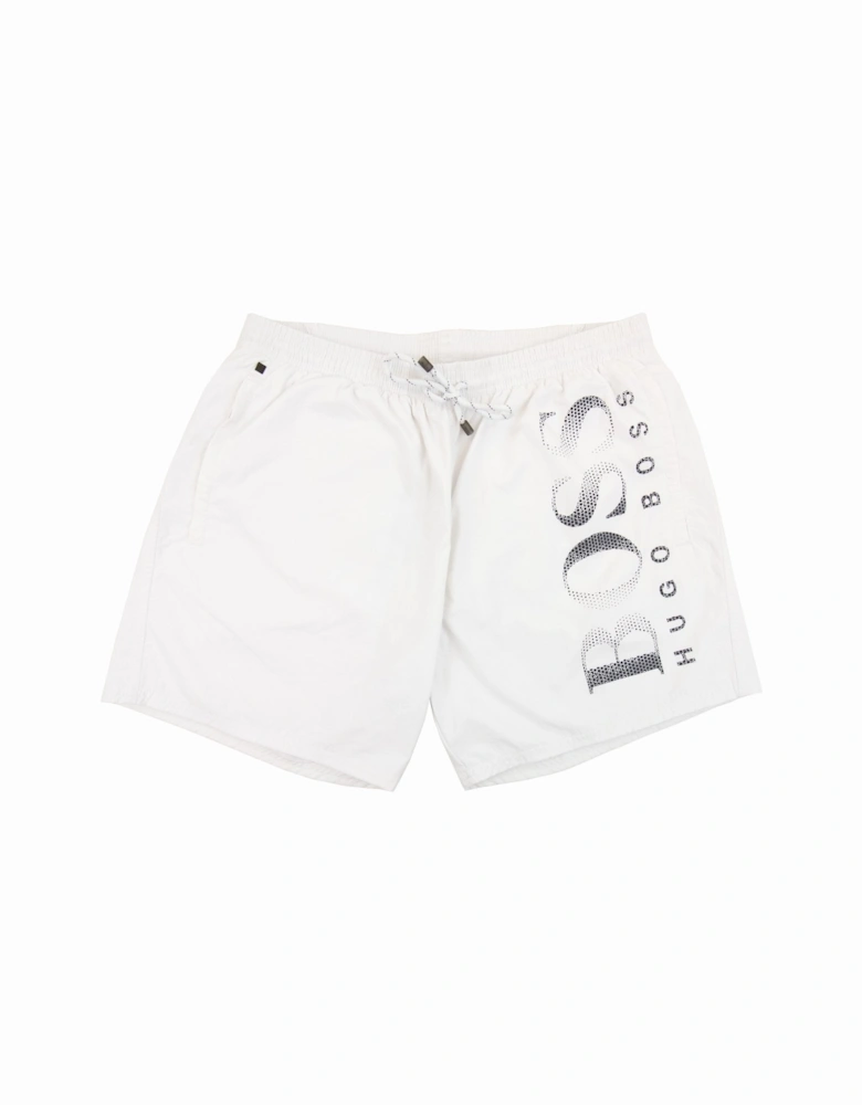 Octopus Swim Shorts White