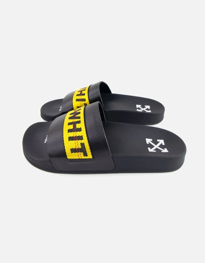 Off White Industrial Sliders Black