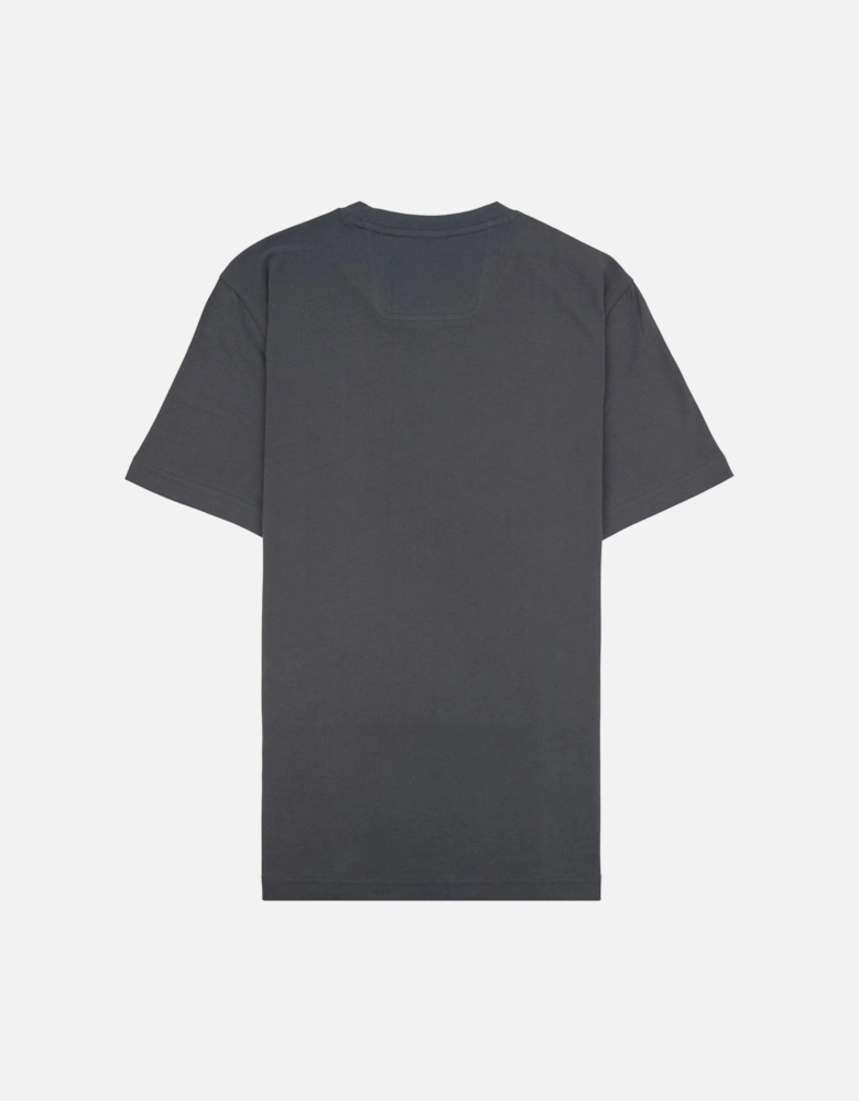 Tape Logo Tee T Shirt Grey 027
