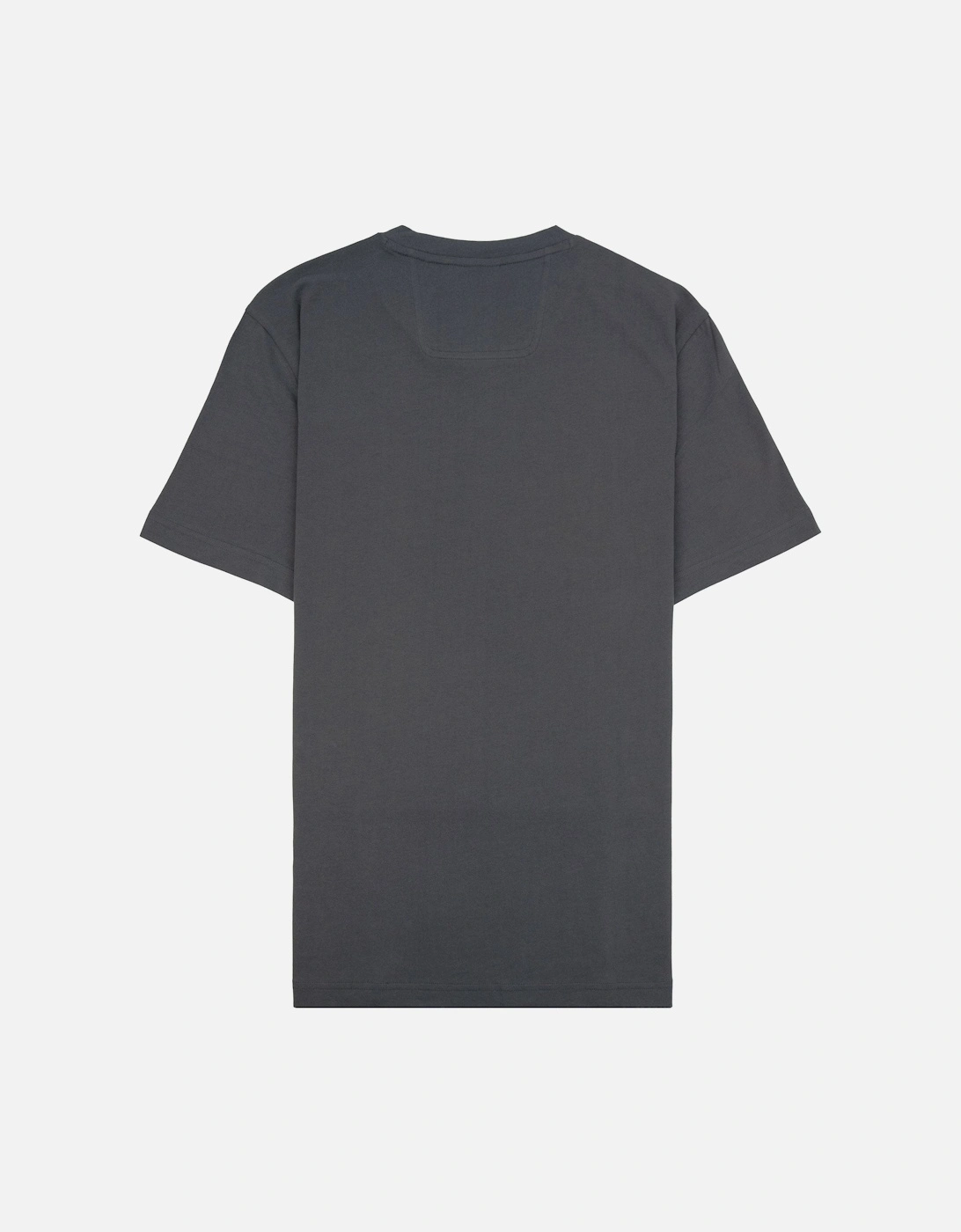 Tape Logo Tee T Shirt Grey 027