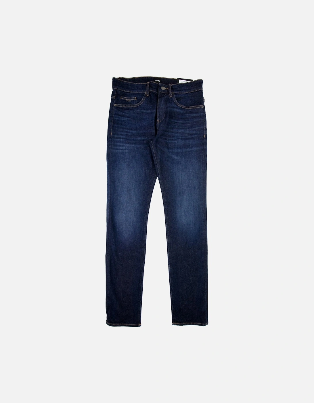 Slim-fit Jeans In Super-soft Dark-blue Denim Denim, 4 of 3