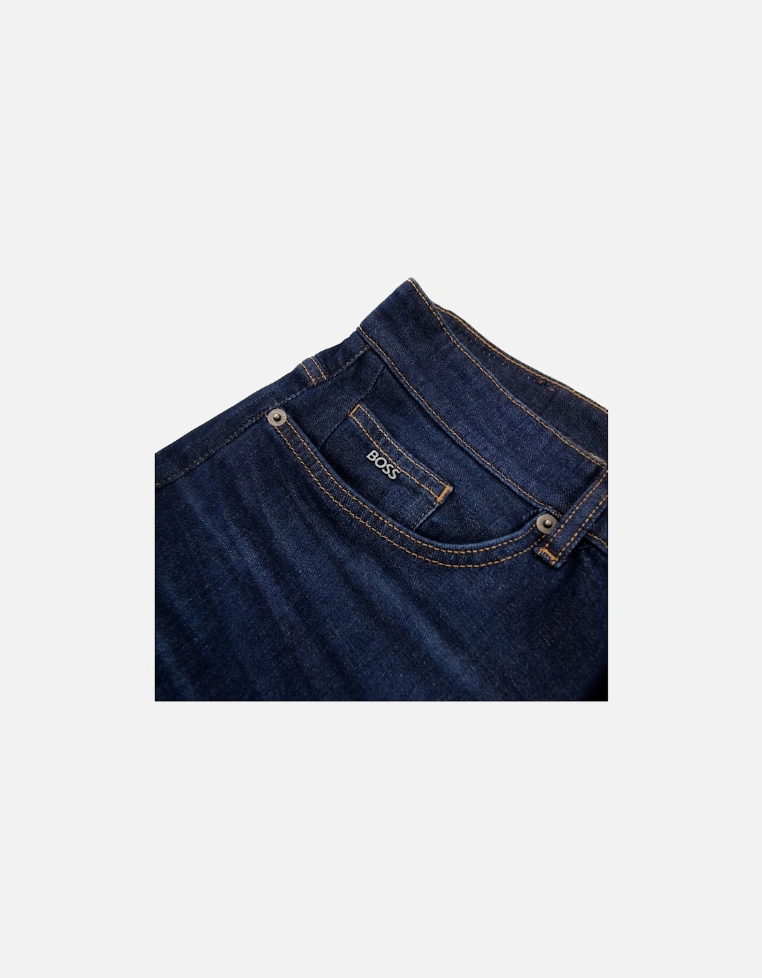 Slim-fit Jeans In Super-soft Dark-blue Denim Denim