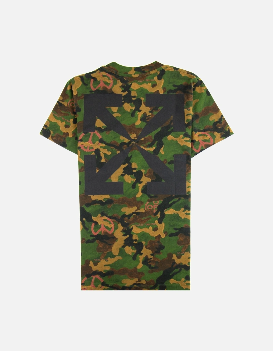 Off White Acrylic Camouflage S/s T Shirt Camo