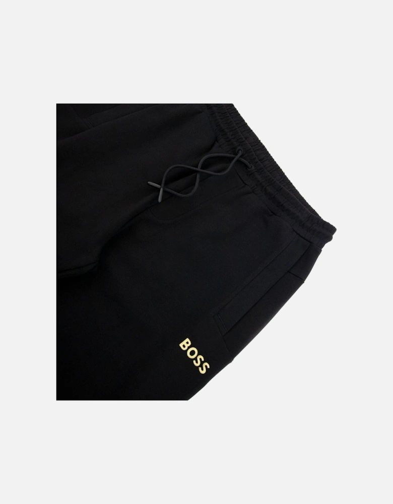 Hadiko 1 Metallic Logo Bottoms Black 001