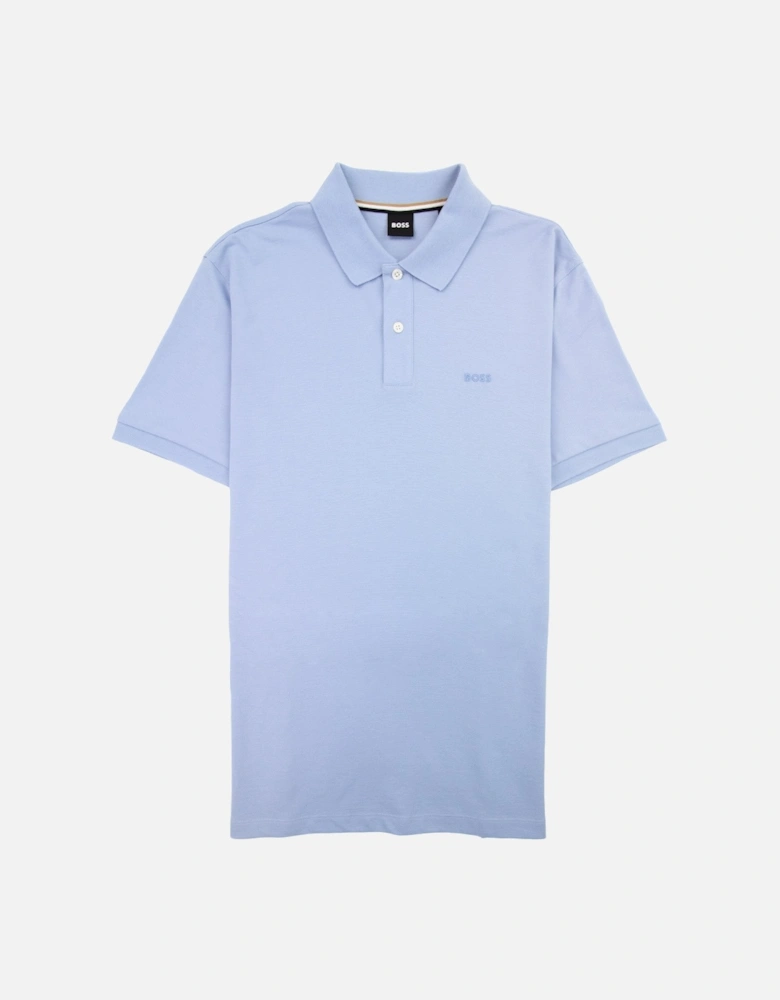 Pallas Embroidered Logo S/s Polo Light Blue 492